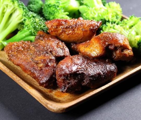 Garlic RYJ Chicken Crock Pot w/broccoli Honey