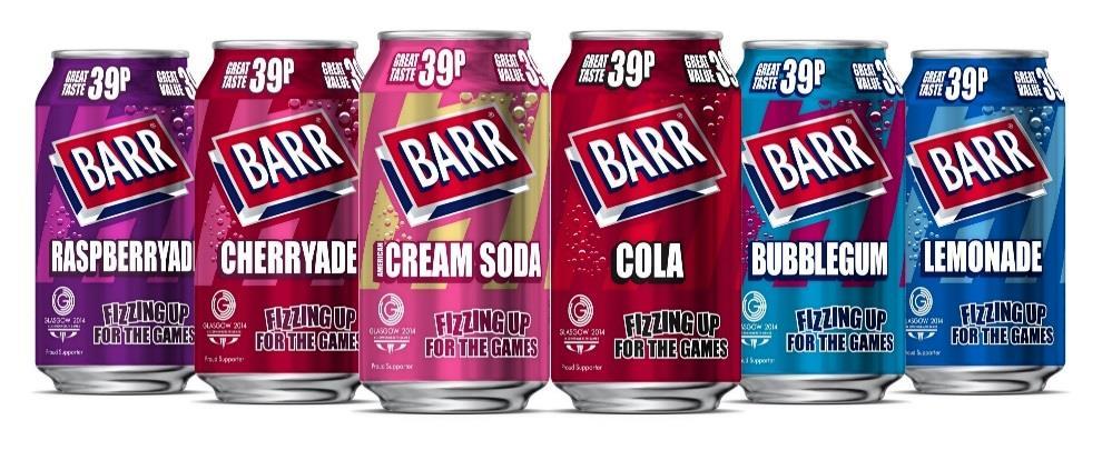 BARR Sweetshop Carbonates BARR Originals Carbonates A fun, young, energetic brand with great flavours A
