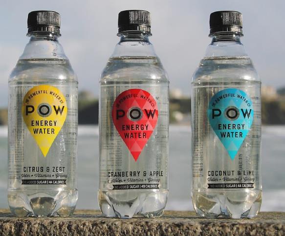POW Energy Aspire Functional Energy UK s 1 st Energy Water Brand Sparkling Health Drink + Energy POW Energy Water brings together the hydrating power of water with natural caffeine from guarana, no