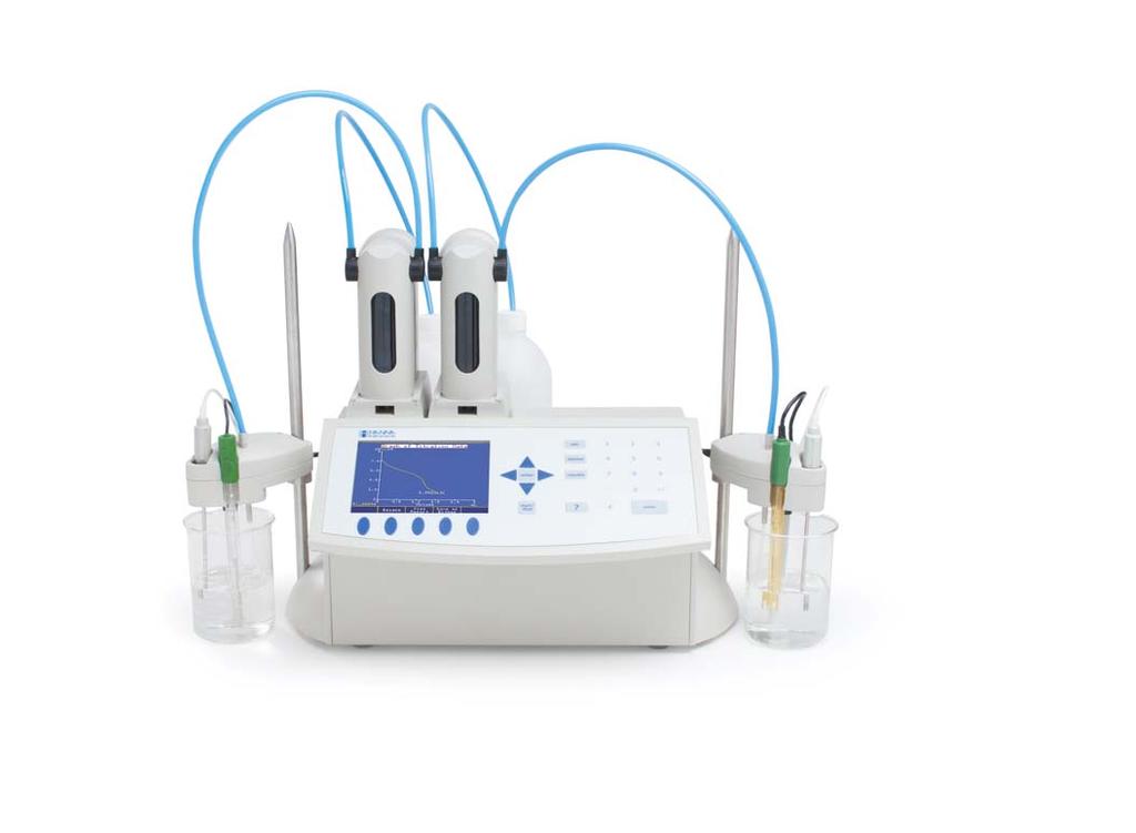 What Why ph You Matters Need Overhead Stirrer Assembly Clip Lock Exchangeable Burettes 40,000 Step Dosing Pump Features of the ideal multiparameter titrator Easy to use, accurate, fast and versatile.