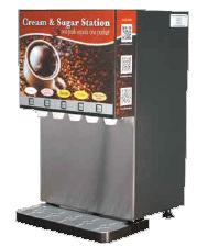 Cream & Sugar Station Beverage Solutions Group Save time and money with the push of a button. Neater. Cleaner. Greener. Solid construction for years of hassle free use.