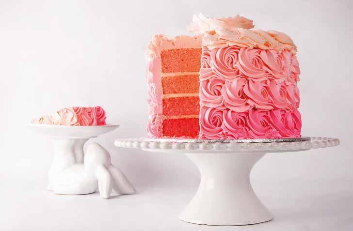 CAKE SIZES Mini cake: R110 7 inch: R750 10 inch: R10 Mini cake: R110 7 inch: R800 10 inch: R1400 French Vanilla Sponge