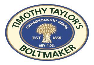 Northdown varieties to the brew. Timothy Taylor & Co Ltd (Yorkshire) Available From 2/7/18 17 x 9gl Timothy Taylor Landlord 4.