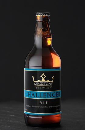 www.kingstonebrewery.co.uk 10. CHALLENGER, 4.0%. Challenger is a smooth and richly hoppy, well-balanced ale with a malted nose and toffee undertones. 11. CLASSIC BITTER, 4.5%.