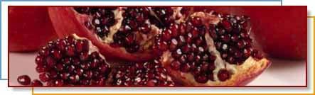Fruit of the Month Pomegranate What Is It? A pomegranate is a fruit the size of a large orange.