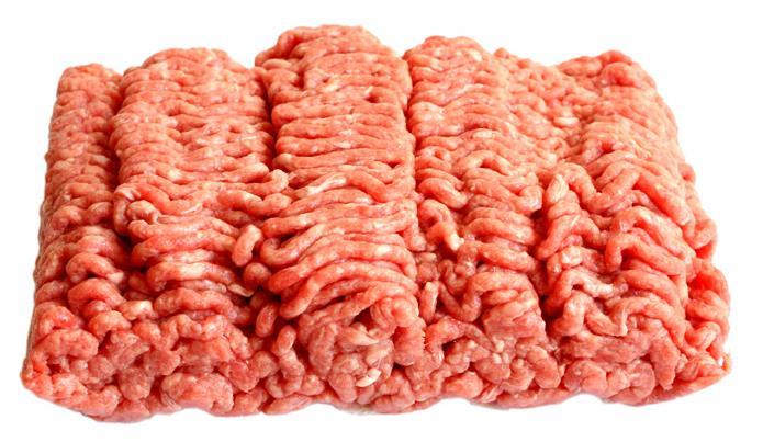Ground meat including beef, pork, and other meat Injected meat including brined ham and flavor-injected roasts Mechanically tenderized