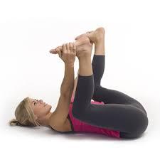 Seated forward fold Legs straight out in front. Leading with chest, reach for toes.