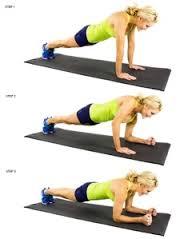 Forearm to straight arm plank Starting in straight arm