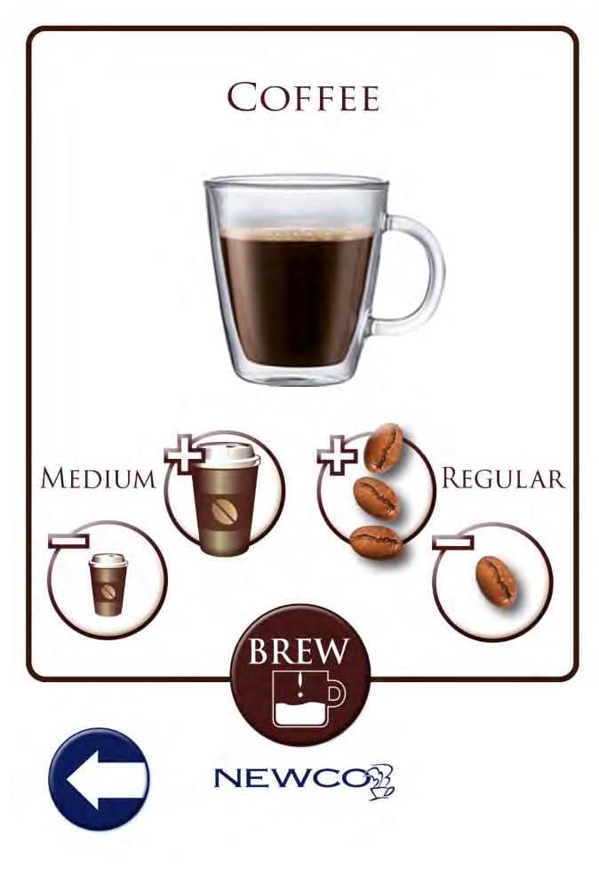 Drink Submenu Cup Size Indicator Coffee Strength