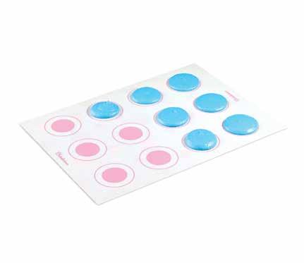 and BPA-free BAKING MIX 2-SIDED SILICONE BAKE MAT Side 1 73916 16.