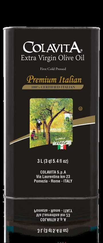 9902) is obtained from the best Italian olives and first cold pressed exclusively in Italy.