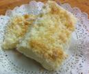 00 Streusel Square Pastry crust with cream cheese, coconut and streusel topping.