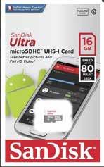 سانديسك Sandisk Micro SD Card 16GB 29 19 32