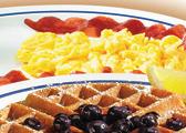 Served with four waffle quarters, whipped butter and honey mustard sauce or guest s choice of dipping sauce 7.99 1030 Calories Pollo y Wafles SIMPLE & FIT Belgian Waffle Topped with whipped butter 7.