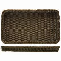 09 530x325x40mm Poly Wicker Trays also available: 1:2 GASTRO. See www.creative.co.com for more details The fold flat Lisbo basket is great whe space is a issue.
