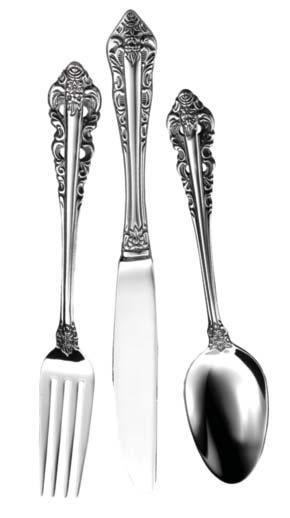 14 FREE FREIGHT ON ORDERS $500.00+ TEL: 508-892-9618 FAX: 508-892-9745 Flatware* (CUSTOM SILVERPLATING OR GOLDPLATING AVAILABLE ON ANY STAINLESS FLATWARE PATTERN! CALL FOR AND DETAILS!) VALUE! VALUE! VALUE! $22.