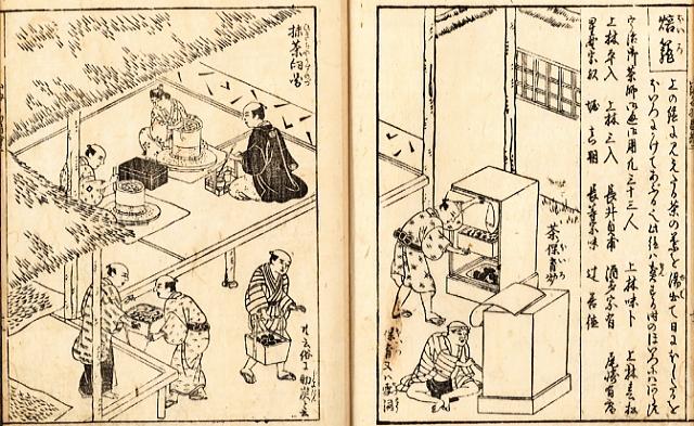 Matcha manufacturing in Edo Period (18 th C) From