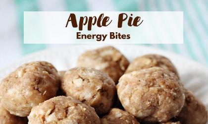Apple Pie Energy Bites Planned for Snacks on Sunday, December 3, 2017 Source: www.alittlenutrition.