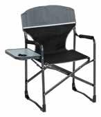 24 Director s Chair with Side Table Folds for easy storage and portability.