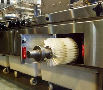 The creamer has to operate in a much harsher environment than most other items of biscuit production and packaging machinery.