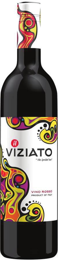 Il Viziato, Rosso (Tuscany, Italy) Sangiovese and Nero d Avola blend. Aged in Oak for six months. Sealed under high quality Stelvin closure (screw cap) Intense ruby red in colour.
