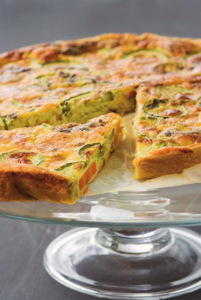 Cooking preparation Quiche, puff pastry, pizza Without thawing Zucchini Quiches Send