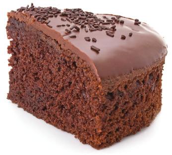 Chocolate cake Serves 1 175g (6oz) margarine or softened butter 175g (6oz) caster sugar 3 large eggs 150g (5oz) self-raising flour, sifted 50g (1 3 / 4 oz) of cocoa, sifted 1tsp baking powder 1tsp