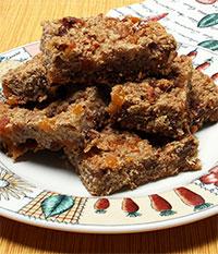 Apricot Pecan Bars During your cancer journey, you may want to take snacks with you to your appointments and treatments to keep your energy up. These Apricot Pecan are the perfect portable snack.