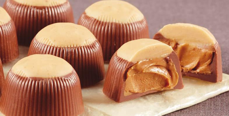 1639 Chocolate & Peanut Butter Buckeyes Caramelos de mantequilla de maní cremosa