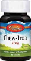 CARLSON LABS Chew Iron 30 ct CHARLOTTE S WEB Hemp Infused Scented Balm 0.5 oz SAVE 1.
