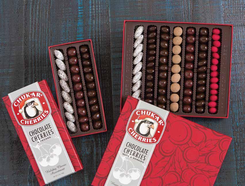 ) 12/cs Holiday Original Assortment Our 7 best-selling chocolates wrapped in a playful holiday gift box #06102 (12 oz.