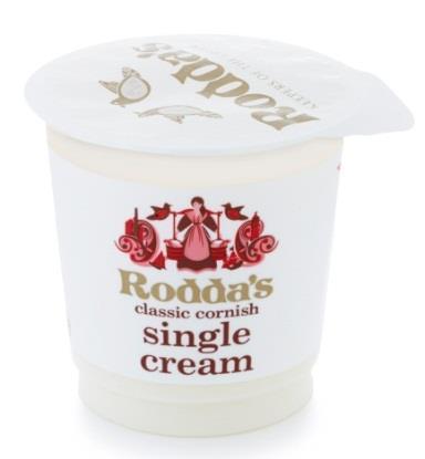 88 Rodda s might be famous for their sumptuously rich clotted cream, but they also turn the fantastic Cornish milk into top-quality double, single and whipping creams.