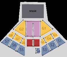 RESERVED SEATING PLAN Concert and Dining ticket holders