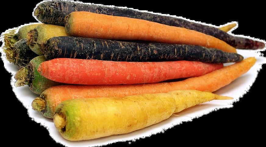 Rainbow Carrots Range from mild to sweet to peppery depending on variety The original carrot