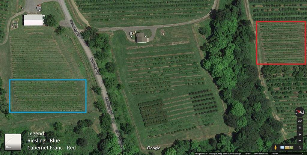 3.0 Data Collection 3.1 Location We had access to an experimental farm located in Lansing, NY (42 o 34 22.1 N, 76 o 35 47.9 W) by partnering with Cornell University.