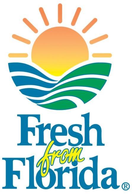 Fresh From Florida Membership Benefits include: Use of the widely recognized Fresh From Florida logo associating each member s products with Florida agriculture s image of excellence worldwide Point