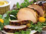 Kate s Lean Pork Loin Roast Submitted by: crukat Introduction: Recipe contributes primarily protein. I love the ease of making a pork loin then enjoying it on top of salads or with couscous or quinoa.
