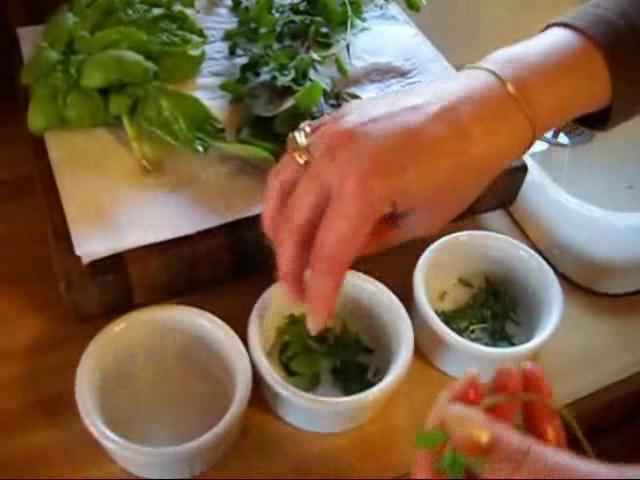 Make sure you are not adding any stems to the recipe; the stem is