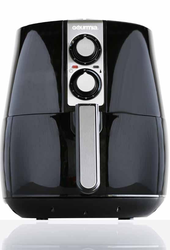 FREE FRY AIR FRYER CONTROL PANEL A. Power Indicator Light: The orange-colored Light will illuminate as soon as A C B 