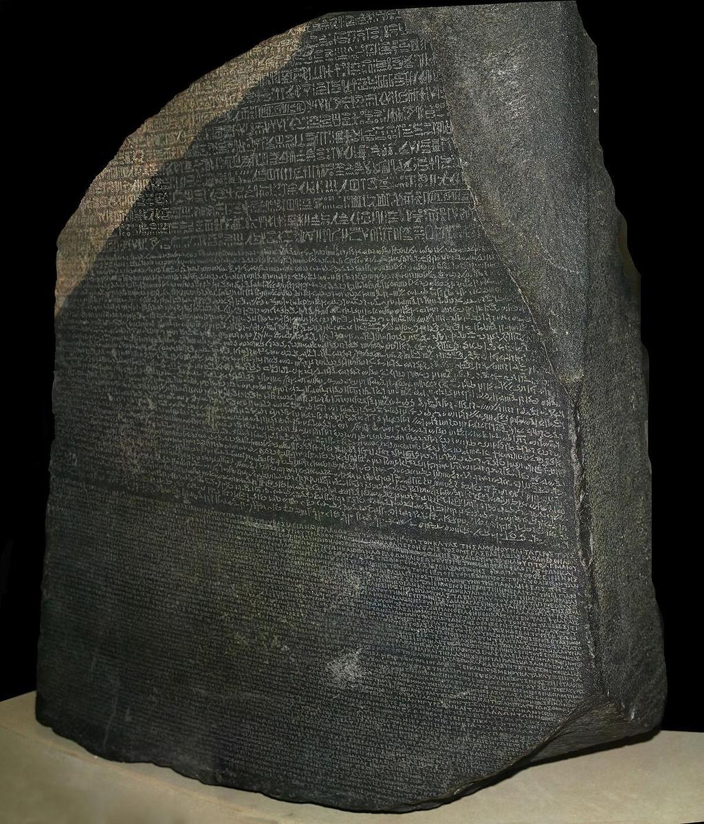 How did we figure out how to read Hieroglyphics??? https://www.youtube.com/watch?v=yeq-6eymq_o (3 Minute Rosetta Stone Video) The Rosetta Stone was found in 1799!