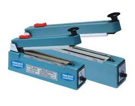 HAND HAT SALRS (cont) PS-HS300AC Aluminum Hand Sealer with Cutter This model combines excellent value and reliable performance, providing an ideal and hygenic solution for low to medium bag sealing.