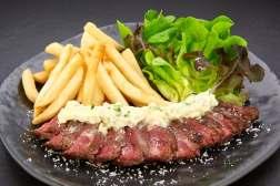 with French fries and mix salad D ARK Wagyu Tomahawk B 2,550