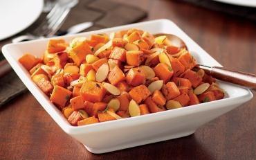 cup apple juice 3 tbsp, melted butter 1 tsp ground cinnamon 1/2 tsp finely grated orange peel 1/2 cup pecan pieces 1. Place sweet potatoes and apples in a 3-1/2-quart slow cooker.