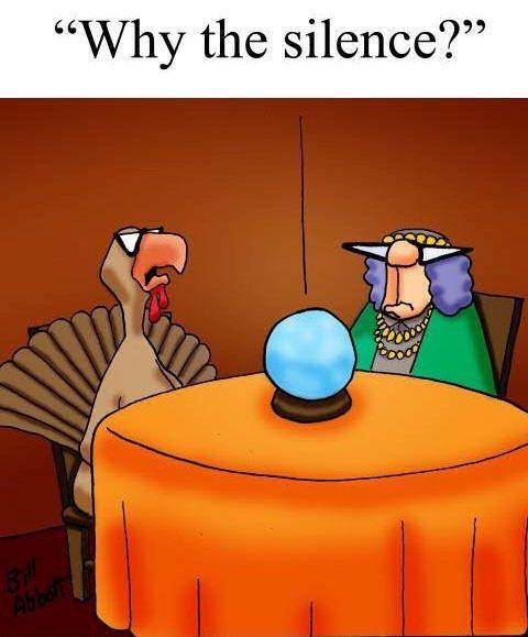 JRD Newsletter November 2017 A Touch of Thanksgiving Humor.. Nothing helps the abs more than laughter!