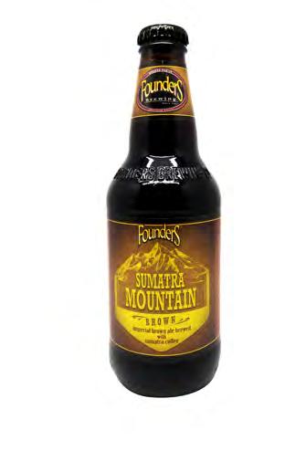 BROWN ALE Founders Brewing Co (USA)/ Founders sumatra mountain brown (ABV: 9%) LAGER This bold Imperial Brown Ale gets its body from a team of malts including caramel malt for sweetness, flaked