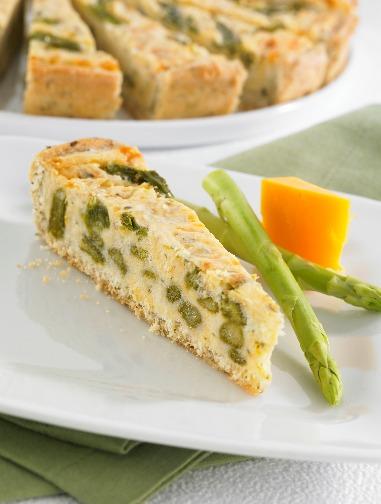 green asparagus, cheddar cheese,