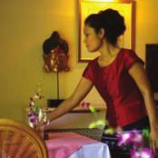 Pamper the outside with a relaxing aroma massage, then treat the inside with a Sangthai lunch (starter and main course, or main
