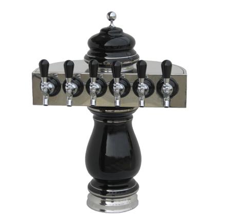 and 6 faucet configurations SILVA TOWER Ceramic