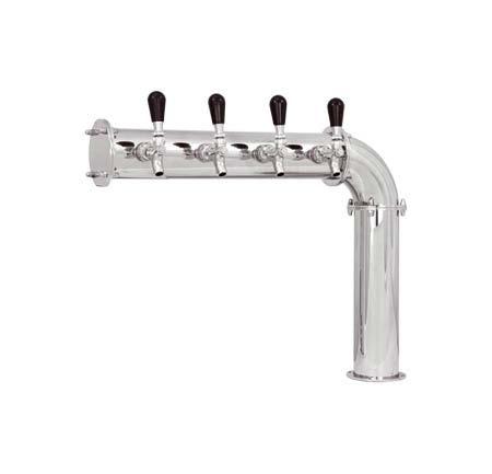 faucet configurations ARCADIA TOWER Polished stainless