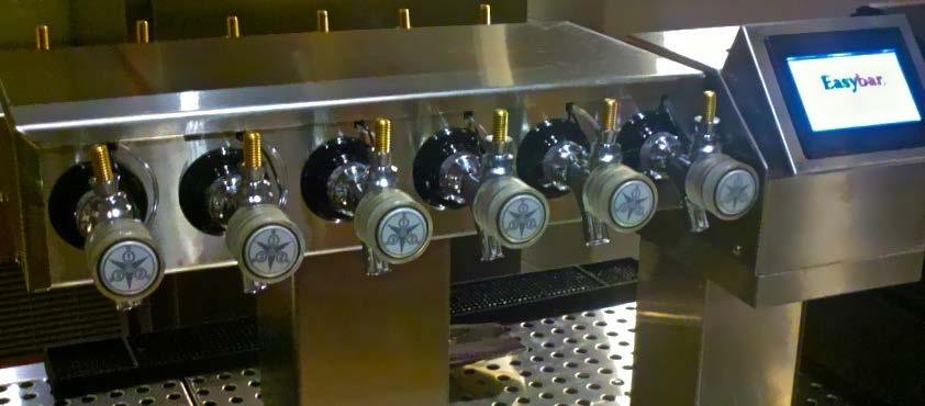 POS systems Beer controls can be used in conjunction with all Easybar liquor
